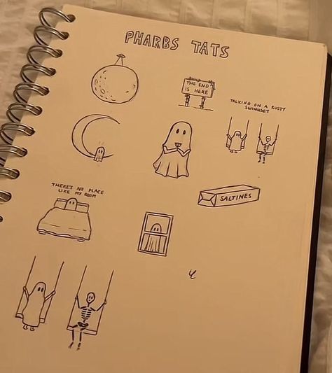 Sleeve Of Saltines Tattoo, Moon Song Phoebe Bridgers Tattoo, The End Is Near Phoebe Bridgers Tattoo, Phoebe Bridgers Drawing Ideas, Savior Complex Tattoo, Scott Street Phoebe Bridgers Tattoo, The 1975 Doodles, Dodie Tattoo Ideas, I Know The End Tattoo Phoebe Bridgers