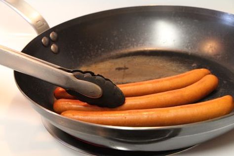 The Best Way to Cook a Hot Dog - Healthy, Perfect, Every Time The Best Hot Dogs, Best Way To Make Hot Dogs, Boiled Hot Dogs Recipes, Hot Dogs On Stove Top, Pan Fried Hot Dogs, Ways To Cook Hot Dogs, Best Way To Cook Hot Dogs, How To Cook Hot Dogs On The Stove, How To Make Hot Dogs