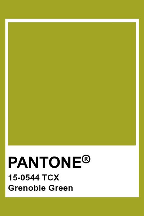 PANTONE 15-0544 TCX Grenoble Green #pantone #color Pantone Tcx Green, Chartreuse Pantone, Pantone Green Colors, Green Pantone, Pantone Tcx, Pantone Green, Pantone Color Chart, Pantone Swatches, Pantone Palette