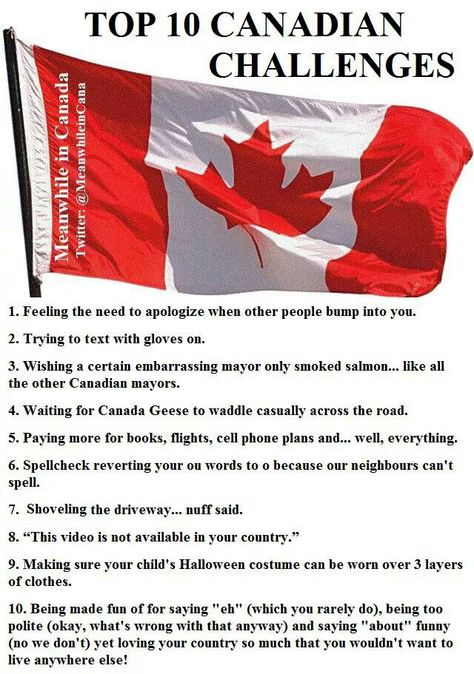 Our neighbours can't spell... ha ha. :) Ou Words, Canadian Memes, Canada Memes, Canada Party, Canada Day Crafts, Fishing In Canada, Canadian Recipes, Canadian Humor, Meanwhile In Canada