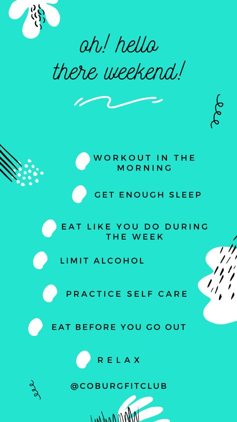 How to stay on track this weekend, don't lose momentum in one weekend, stay strong over the weekend, have a healthy weekend Weekend Healthy Quotes, Healthy Weekend Quotes, Track Quotes, Healthy Quotes, Stay On Track, Weekend Quotes, Healthy Lifestyle Habits, Weekend Plans, Morning Workout