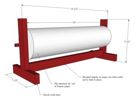 to hold a large roll of wrapping paper or brown paper, much less money than the store bought ones, and easy! Craft Paper Roll Holder, Paper Dispenser Diy, Vinyl Roll Holder, Diy Craft Paper, Dispenser Diy, Awesome Woodworking Ideas, Paper Roll Holders, Paper Dispenser, Woodworking Box