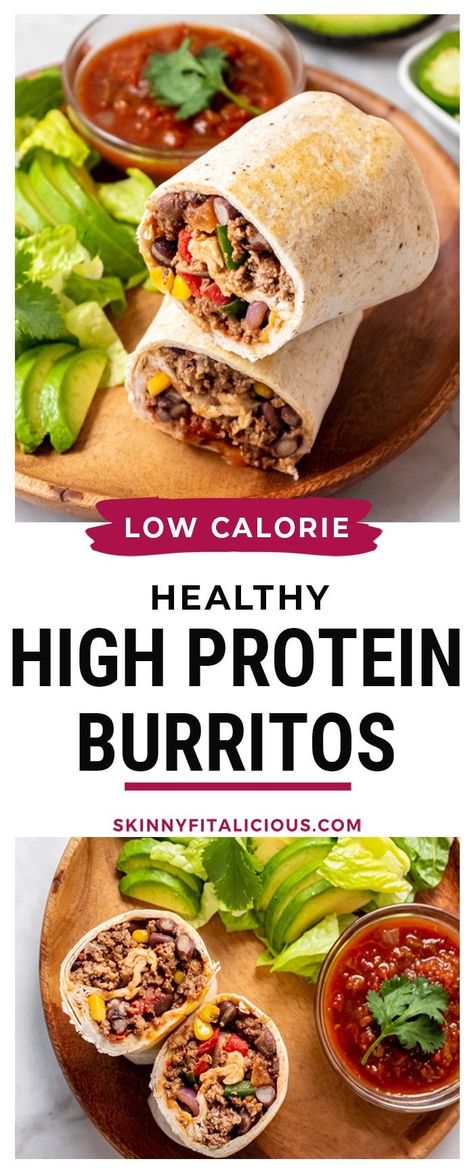 Protein Burrito Recipe, Low Carb High Protein Burrito, High Protein Low Carb Bariatric Meals, Healthy Wraps For Lunch High Protein, High Protein Low Carb Mexican Recipes, Low Calorie High Protein Breakfast Burritos, Low Calorie High Protein Summer Meals, High Fiber High Protein Dinner Recipes, High Calorie Salad Recipes