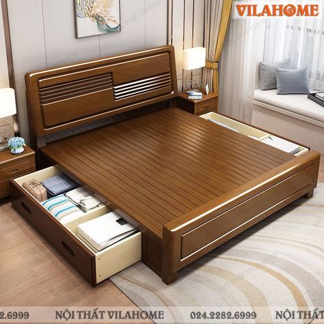 latest wooden bed designs Latest Bed Designs Modern Wooden, Kattil Bed, Wood Bed Design Modern, Modern Wooden Bed Design, Wooden Bed Design Modern, Bed Design Wooden, Solid Wood Bed Design, Latest Wooden Bed Designs, Modern Wooden Bed