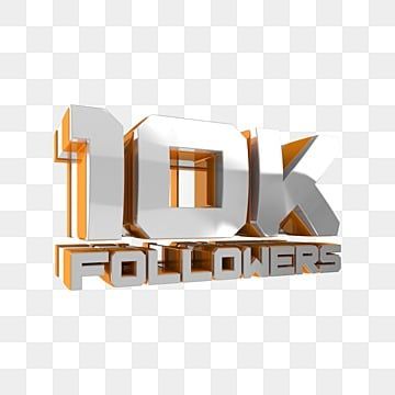 10k Followers Instagram, Promotion Card, Followers Instagram, Remove Background From Image, Instagram Background, 10k Followers, Gold Background, Clipart Images, Png Clipart