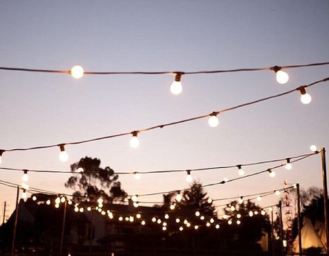 Festoon Lights Wedding, Outdoor Events Festivals, Festoon Lights, Dance Floor Wedding, Outdoor Cinema, Outdoor Diy, Festoon Lighting, Wedding Dance, Outdoor Events