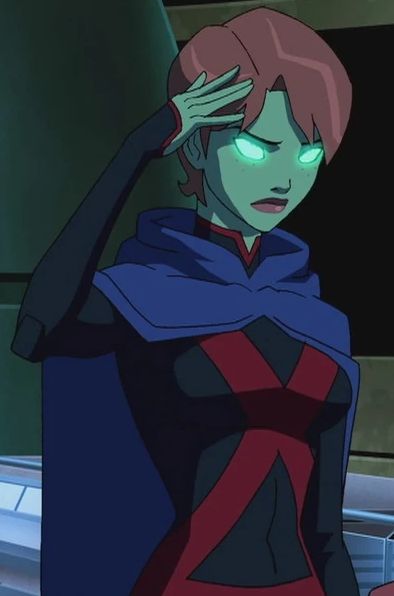 M'gann M'orzz, Miss Martian Young Justice, Superboy And Miss Martian, Future Pfp, Female Heroines, Miss Martian, Comics Characters, Female Cartoon Characters, Black Widow Marvel