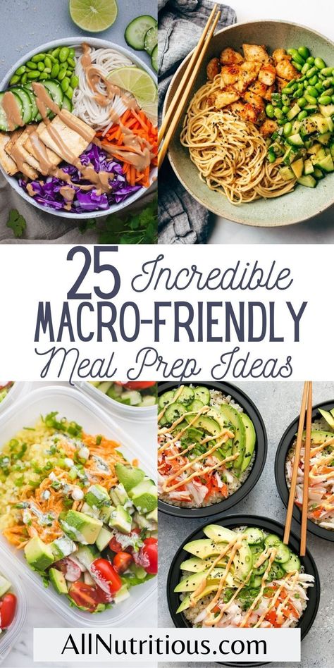 Looking for some healthy macro-friendly meal prep ideas for lunch or dinner? Here we share some amazing macro-friendly recipes that are easy to meal prep with healthy ingredients and that your whole family will love. Macro Based Meals, Best Macro Friendly Meals, Macros Friendly Dinner Recipes, Macrofit Recipes, Easy Dinner Recipes Macro Friendly, Macronutrient Recipes, Macro Friendly Snack Ideas, Meal Plan Macro Friendly, Macro Based Meal Plan