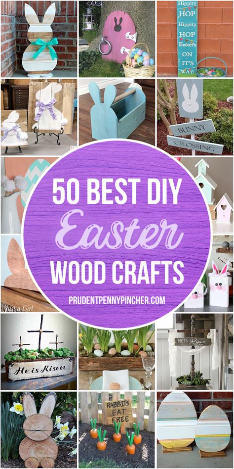 Add a country touch to your easter decor with these DIY easter wood crafts. From outdoor easter wood signs to pallet easter wood projects, there are plenty of rustic easter decorations to choose from. Easter Wood Projects, Easter Wood Signs, Diy Osterschmuck, Spring Wood Crafts, Diy Frühling, Rustic Easter Decor, Rustic Easter, Easter Wood Crafts, Easter Bunny Crafts