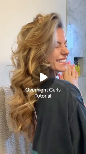 AuraTora on Instagram: "✨Best product I’ve ever bought✨ Link to website in bio to get one of you’re own🔗 #fyp #viral #insta #women #hairstylist #heatlesscurls #beauty #selfcare" Hair Curlers Overnight, Hair Rollers Tutorial, Easy Curled Hairstyles, Heatless Curls Tutorial, Heartless Curls, Curly Hair Overnight, Large Curls, Overnight Curls, Overnight Hairstyles