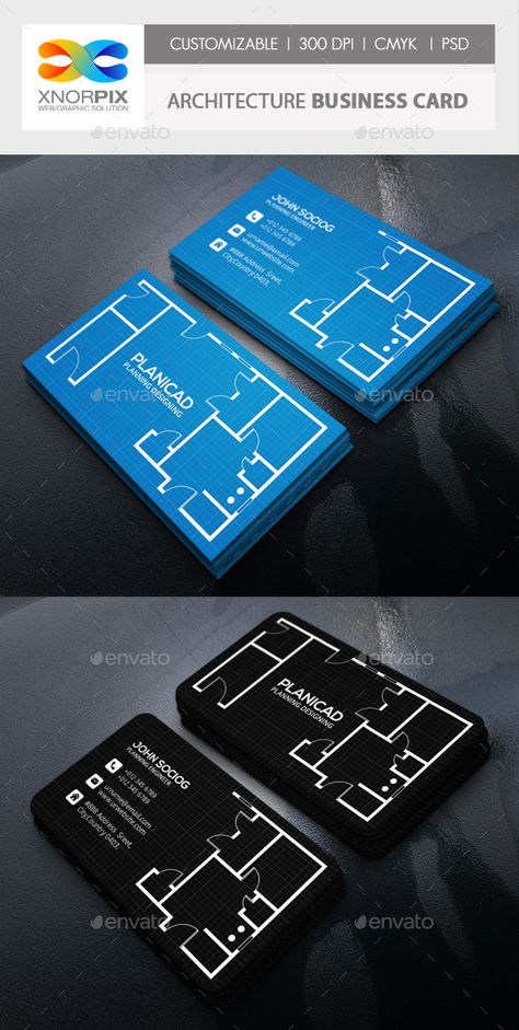 Architecture Business Card  — PSD Template #simple #workman • Download ➝ https://graphicriver.net/item/architecture-business-card/161729?ref=pxcr Architecture Business Cards, Architecture Business, Interior Designer Business Card, Construction Business Cards, Buisness Cards, Graphic Design Business Card, Architecture Logo, Cars Design, Name Card Design