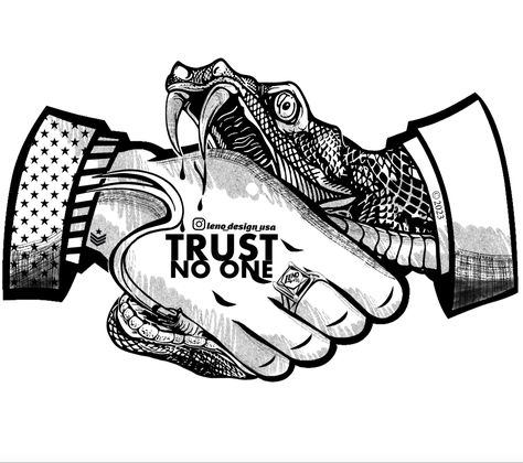 Trust Noone Tattoos, Money Design Art, Skull Artwork Illustrations, Yellow Drawing, Arm Tattoos For Guys Forearm, Hard Tattoos, Chicano Tattoos Sleeve, Trust People, Grim Reaper Tattoo