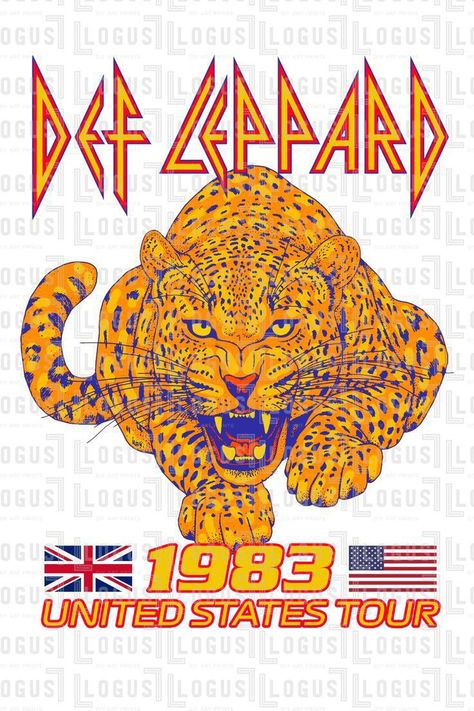 Def Leppard Aesthetic, Def Leppard Tattoo, Def Leppard Quotes, Mug Printing Ideas, Def Leppard Poster, Def Leppard Wallpaper, Def Leppard Logo, Def Leppard Shirt, 80s Posters