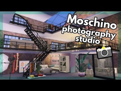 (463) Moschino Photo Studio / Speed build/ Sims 4/ #moschino #moschinostuffpack #speedbuild - YouTube Sims 4 Modeling Agency, Sims 4 Photo Studio, Sims 4 Photography Studio, Sims 4 Moschino, Sims 4 Photography, Bright Sessions, The Bright Sessions, Cc Video, Building Inspiration