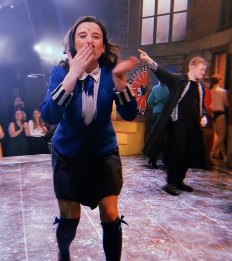 Dead Girl Walking Heathers, Veronica Heathers Musical, Ailsa Davidson, Veronica Sawyer Musical, Heathers Broadway, Heathers Aesthetic, Veronica Heathers, Musicals Theatre, Jason Dean Heathers