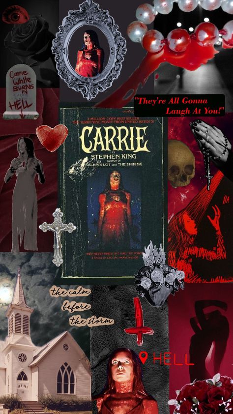 Carrie Carrie White Stephen King Carrie Stephen King, Terrifying Movies, King Author, Salem Lot, Carrie White, Calm Before The Storm, Laugh At Yourself, The Shining, Stephen King