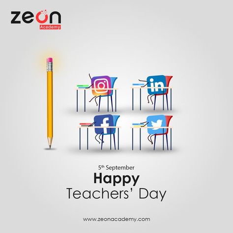 Teachers Day Poster, Digital Advertising Design, Digital Marketing Institute, Ads Creative Advertising Ideas, Kochi Kerala, Digital Marketing Design, Creative Advertising Design, Social Media Advertising Design, Instagram Template Design