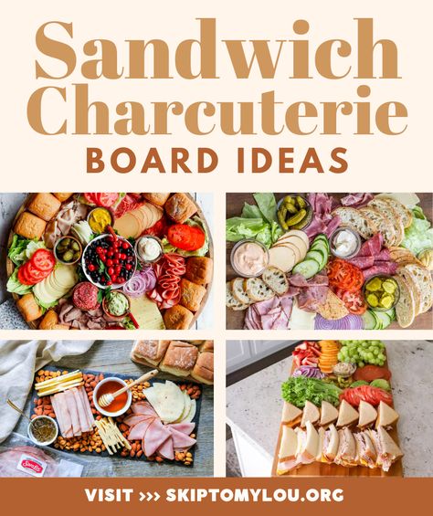 Sandwich Charcuterie Board Recipe: 18 Delicious Options Charcuterie Boards For Dinner, Deli Meats For Charcuterie, Charcuterie Board Ideas Sandwiches, Chacutery Sandwich Board Ideas, Sliders Charcuterie Board Ideas, Finger Sandwich Charcuterie Board, Charcuterie Board Ideas With Sandwiches, Hoagie Charcuterie Board, Christmas Sandwich Charcuterie Board