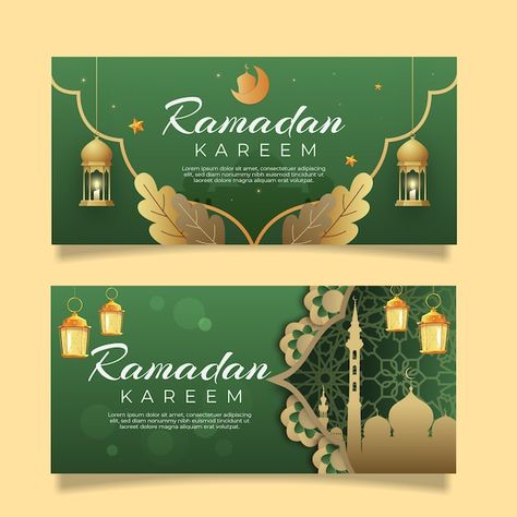 Eid Banner Design, Ramadan Banner Design, Ramadan Design Ideas, Islamic Banner Design, Ramadhan Banner, Banner Ramadhan, Graphic Designer Ideas, Banner Design Ideas, Poster Ramadhan