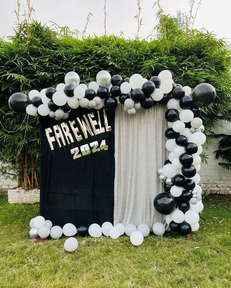 3/05/ Farewell party decor 🤍 Black 🖤 and white 🤍 theme Venue = tili road DM = @rahul_t.p.p #thepartyplanner #farewellparty #farewell #farewelldecoration #sagarmp15 #sagarmp15😎 #sagarmp #mp #mp15 Farewell Decoration Ideas College, Farewell Party Decorations, Farewell Decorations, Fruit Art Drawings, Farewell Party, Farewell Parties, Elementary Classroom Decor, Decor Black And White, Black And White Theme