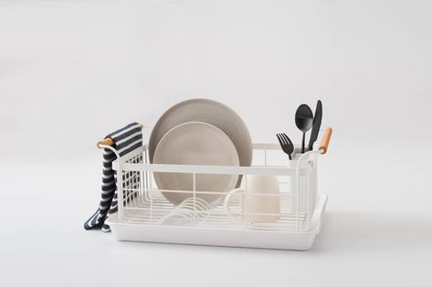 10 Easy Pieces: Countertop Dish Drainers - Remodelista Dishwashing Station, Doing Dishes, Drying Racks, Kitchen Organization Pantry, Organized Home, Dish Drainers, Stainless Steel Dishwasher, Dish Rack Drying, Dish Racks