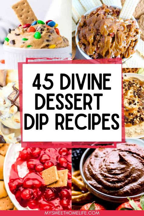 Dive into a symphony of sweetness with these 45 irresistible dessert dips. From caramel apple dip to blueberry cheesecake dip and everything in between, these recipes will elevate your dessert game. Dip Party Ideas Dessert, Cream Cheese Dipping Sauce Desserts, Sweet Bread Dip, Sweet Dips For Cookies, Quick And Easy Dessert Dips, Crock Pot Dessert Dip, Easy Thanksgiving Dessert Dips, Dessert Dip Board Ideas, Gluten Free Dessert Dip Recipes