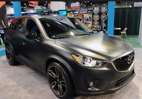 Cool Mazda 2017: Love the matte black look. Maybe ill get my 2014 Mazda CX-5 wrapped.  #Mazda #CX... Vroom Vroom Check more at http://carboard.pro/Cars-Gallery/2017/mazda-2017-love-the-matte-black-look-maybe-ill-get-my-2014-mazda-cx-5-wrapped-mazda-cx-vroom-vroom/ Mazda Cx5 Blacked Out, Black Mazda, Mazda Suv, Mazda Cx9, Mazda 3 2014, Mazda Cx3, Fiat 124 Spider, Mazda Cx5, Lux Cars