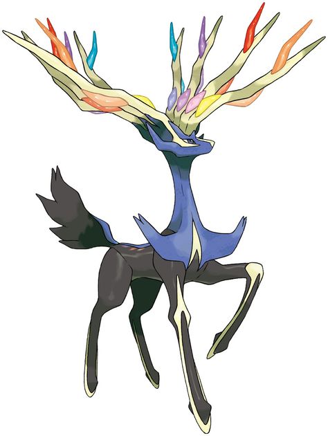 Pokemon Xerneas, Pokemon Show, Fairy Type Pokemon, Pokémon Diamond And Pearl, Mythical Pokemon, Gold Pokemon, Types Of Fairies, First Pokemon, Type Pokemon