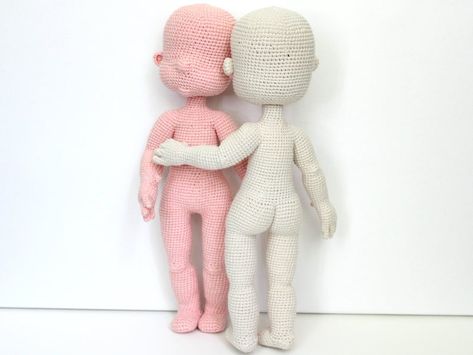 Body Crochet Pattern, Doll Body Pattern, Single Crochet Increase, Crochet Patterns Baby Boy, Crochet Bodies, Crochet Increase, Body Pattern, Diy Crochet Patterns, Vintage Crochet Patterns