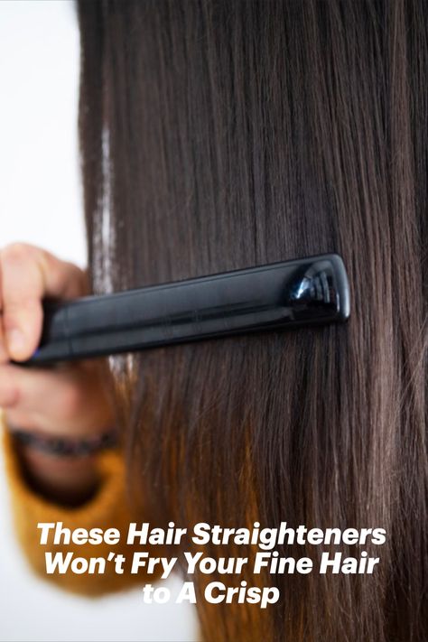 Styling fine hair may seem a lot easier at first glance. However, it can be easily damaged, especially when using a hot tool like a hair straightener. Styling Fine Hair, Best Hair Straightener, Hair Straighteners, Hot Tools, Best Hair, Free Hair, Fine Hair, Hair Straightener, Good Things