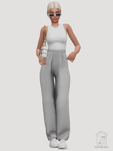 Sims 4 Aesthetic CC Lookbook styling sweatpants lookbook ♡ ༄ look ONE | top | sweatpants | shoes | ༄ look TWO | top | sweatpants | ༄ look THREE | top | sweatpants | sunglasses | ༄ look FOUR | top | sweatpants | massive thank you… Follow the link now! Don't miss out on this amazing SALE! The Sims 4 Cc Clothing For Women Shoes, Sims 4 Aesthetic Mods, Sims 4 Outfit Ideas, Sims 4 Aesthetic Cc, Styling Sweatpants, Sims 4 Aesthetic, Cc Lookbook, Mods Sims 4, 4 Aesthetic