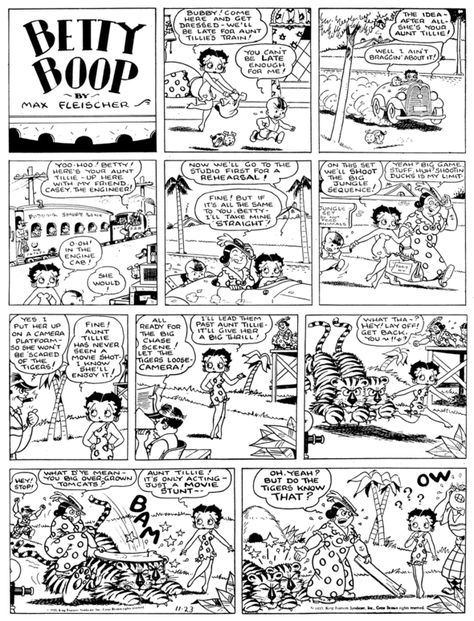 Betty Boop Sunday strip Fleisher Studios, Betty Boop Comic, Max Fleischer, The Archivist, Non Fiction, Inspirational Books, Betty Boop, Comic Strip, Comic Book