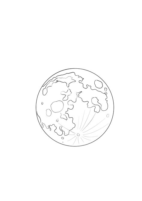 Aesthetic Moon Drawing Simple, Earth And Moon Drawing, Moon Drawing Simple, Moon Line Drawing, Moon Tattoo Stencil, Line Art Moon, Sketch Moon, Moon Line Art, Planet Sketch