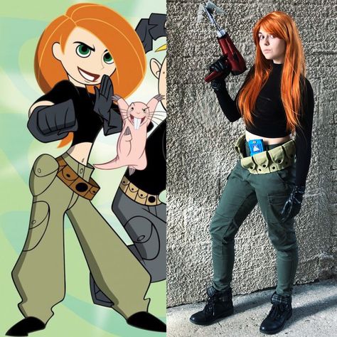 Kim Possible cosplay 😊💕 Photographer: My lovely bf (Hand made the gadgets a couple hours before we left to take pics) Wig from @epiccosplaywigs  #cosplay #cosplaygirl #cosplayer #kimpossible #kimpossiblecosplay #diycostume #diycosplay #whatsthesitch #redhead #reheadcosplay #anime #cartoon #animecosplay #featherscosplay #lovelivecosplay #cosplayfeature #dailycosplayfeature Cheap Anime Cosplay Costume, Easy One Piece Cosplay, It Takes Two Cosplay, Halloween Anime Print Red Cosplay Costume, Red Cosplay Costume For Comic-con, Anime Cosplay Costume For Comic-con, Kim Possible Cosplay, Cartoon Cosplay, Cos Play