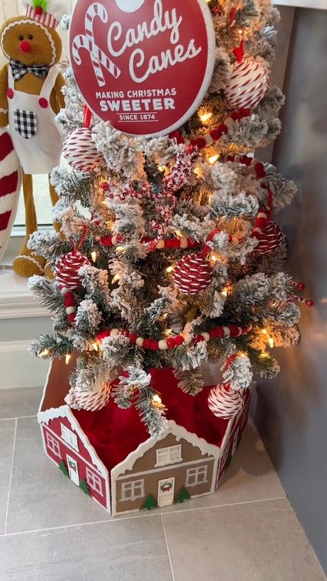 Gingerbread tree cookies