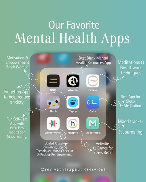 You’ll want to SAVE this!!⁠ ⁠ We are sharing some of our favorite mental health apps to help you whenever you need it. With friendly guides and supportive communities, these apps are like having a comforting friend in your pocket, ready to listen and support you on your journey to feeling better.⁠ ⁠ Remember, asking for help is a sign of strength!⁠ ⁠ Make sure to save this post as a reminder that support is just a tap away, and download some of these apps to start feeling supported today.⁠ ⁠ ... Apps Must Have Iphone, Self Care App, Therapy Modalities, Health App Design, Mindfulness Journal Prompts, Health Apps, Ipad Organizer, Wellness Apps, Asking For Help