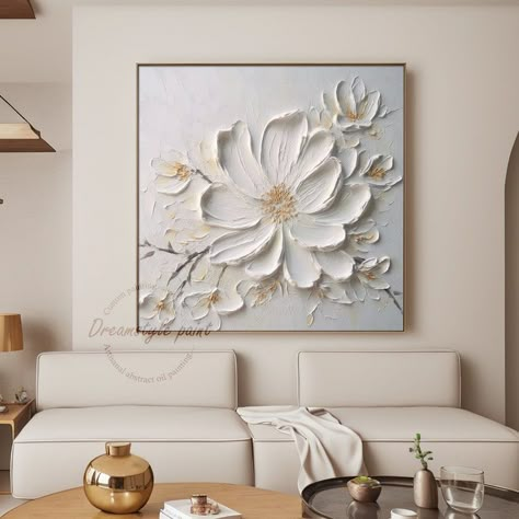 Plaster Canvas Art, Plaster Canvas, Texture Wall Art, Flower Texture, Soyut Sanat Tabloları, Texture Wall, Oil Painting Texture, Acrylic Painting For Beginners, Painting Floral