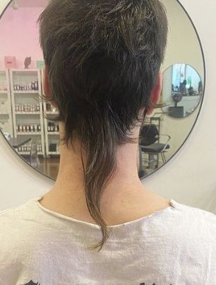 Rat Tail Mullet Haircut, Buzzcut Rat Tail, Tiny Mullet Men, Mohawk With Rat Tail, Ray Tail Haircut, Mens Rat Tail Haircut, Rats Tail Haircut, Duck Tail Haircut, Rat Tail Mullet