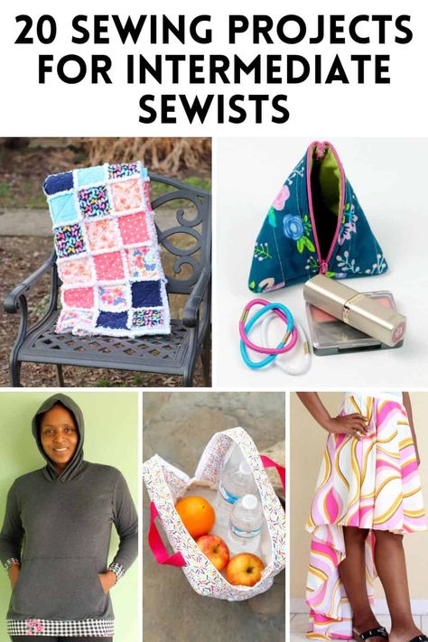 20 Intermediate Sewing Projects To Sew This Weekend Diy Duffle Bag, Scrub Ideas, Sew Gifts, Advanced Sewing Projects, Beginner Sewing Projects, Fall Sewing Projects, Simple Projects, Sewing To Sell, Fall Sewing