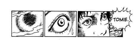 Tomie Junji Ito Banner, Junji Ito Twitter Header, Junji Ito Laptop Wallpaper, Junji Ito Header, Tomie Manga Panels, Tomie Banner, Junji Ito Panels, Tomie Header, Junji Ito Widget