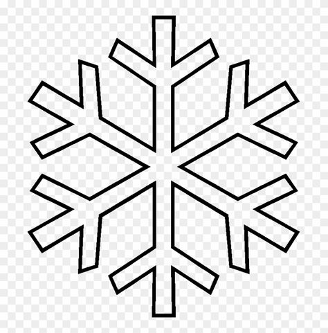 Snowflake Clipart Black And White, Drawing Snowflakes, Snowflake Outline, Snow Clipart, Snowflake Coloring Pages, Snowflake Silhouette, Angel Coloring Pages, Felting Diy, Snowflake Clipart