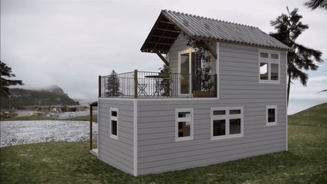 Two Storey Tiny House, Two Story Tiny House, Two Storey House Plans, Two Storey House, Countryside House, Tiny House Movement, Two Story Homes, Tiny House Living, Tiny House Design