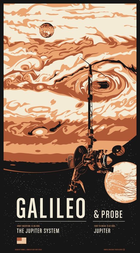 Space Vintage Wallpaper, Jupiter Poster Aesthetic, Space Posters Vintage, Vintage Space Poster Retro Futurism, Vintage Sci Fi Posters, Space Poster Aesthetic, Retro Nasa Posters, Sci Fi Illustration, Sci Fi Poster