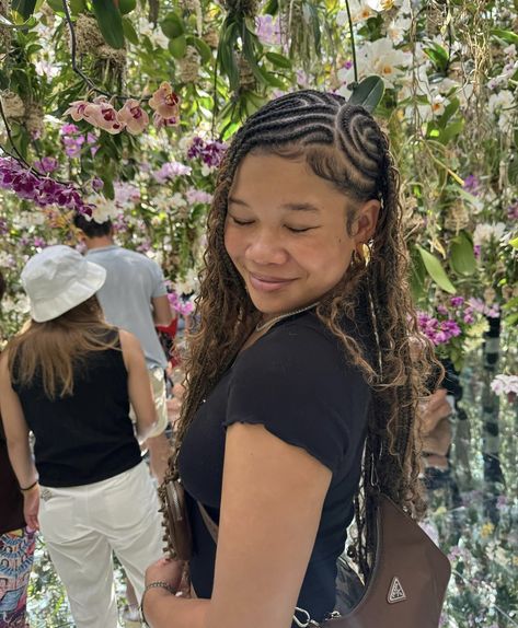 Storm Reid, Protective Hairstyles For Natural Hair, Quick Natural Hair Styles, Cute Braided Hairstyles, Braided Cornrow Hairstyles, Braids Hairstyles Pictures, Cute Box Braids Hairstyles, Pelo Afro, Protective Hairstyles Braids