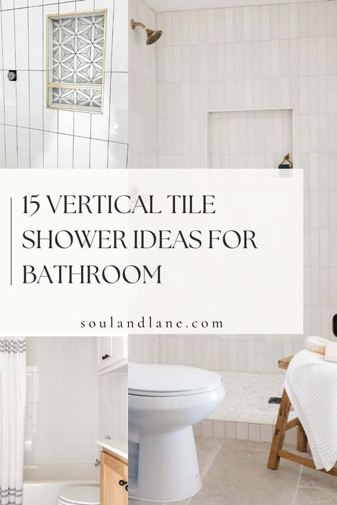 Elevate your shower experience with these vertical tile ideas that bring a modern and sophisticated touch to your bathroom. From sleek subway tiles to bold patterns, explore creative ways to reimagine your shower space. These ideas promise to add a stylish and contemporary flair to your bathroom retreat. Vertical Tile Shower Ideas, Vertical Shower Tile, Modern Shower Tile, Master Shower Tile, Vertical Tile, White Subway Tile Shower, White Subway Tile Bathroom, White Tile Shower, Subway Tile Design