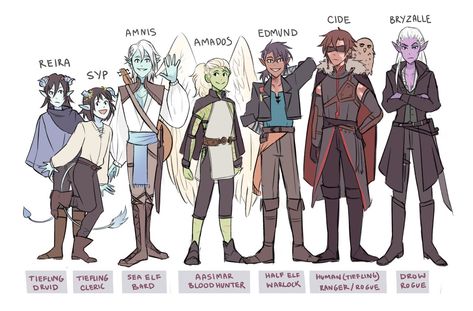 Dnd Party, Party Characters, Cartoon Girl Drawing, Minecraft Fan Art, D&d Dungeons And Dragons, Dnd Art, Character Design References, Illustration Character Design, Dnd Characters