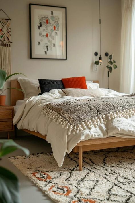 How To Put An Area Rug Under Bed: Bedroom Design Enhancements Rug For Under Bed, Area Rug Under Queen Bed, Rugs In Small Bedroom, 8x10 Rug Under King Bed, 5x7 Rug Under Queen Bed, Area Rug Under Bed, Carpet Under Bed, Bedroom Shag Rug, Rug On Carpet Bedroom