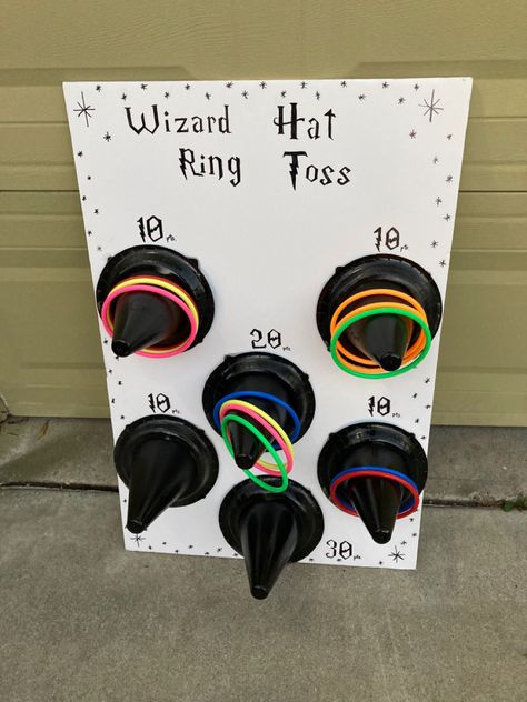 Harry Potter Class Party Ideas, Harry Potter Group Games, Harry Potter Theme Party Decoration Diy, Harry Potter Outdoor Games, Harry Potter Classroom Party, Harry Potter Trunk Or Treat Ideas For Suv, Harry Potter Carnival Games, Harry Potter Decor Party, Harry Potter Birthday Shirts