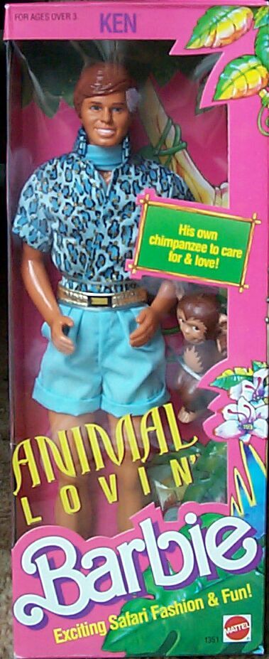 Barbie - Animal Lovin' Ken, 1988 (I have the original one with complete accessoires, it is now reproduced for Toy Story xD ) Toy Story Collection, Alphabet Birthday, Barbie Nostalgia, Barbie 80s, Ken Barbie, Ken Dolls, Barbie Family, 90s Toys, Doll Barbie