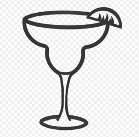 How To Draw A Margarita Drink, Margarita Drawing Easy, Margarita Glass Drawing, Margarita Doodle, Margarita Glass Tattoo, Margarita Drawing, Bridal Shower Nails, Fashion Glossary, Margaritaville Party